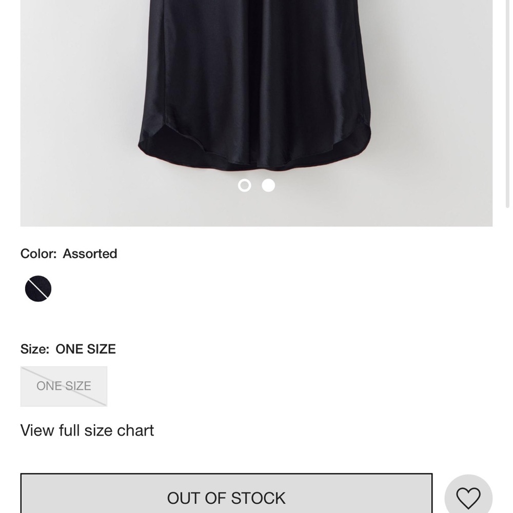 NWOT Victoria’s Secret Vintage Silk Slip Dress in Black Size M - Picture 6 of 16